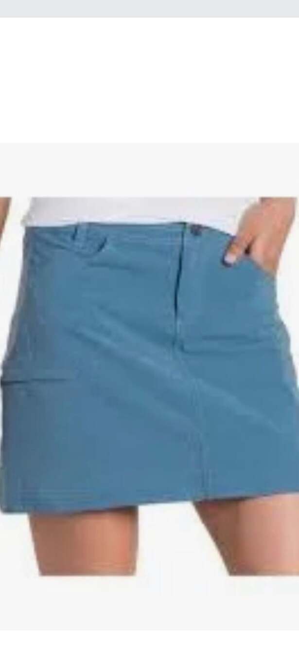 KÜHL Women's Blue Anfib Skort Sz 2 Quick Dry Outdoor Hiking Skirt